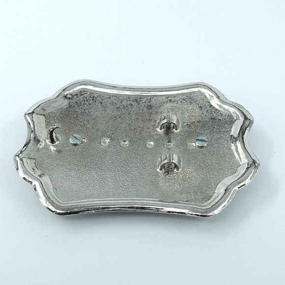 VTG 4 Belt Buckle St Justin Celtic Liberty Statue Sailing Ship God Bless America - Picture 5 of 16